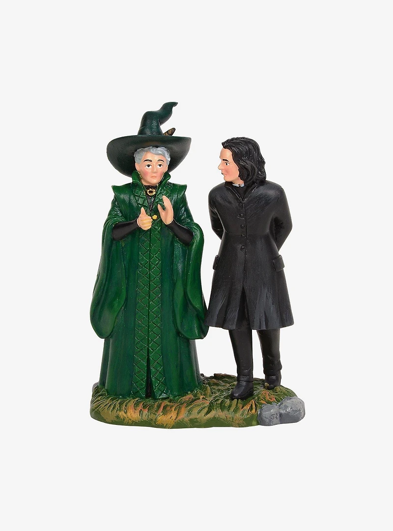 Department 56 Harry Potter Village Snape & McGonagall Figurine
