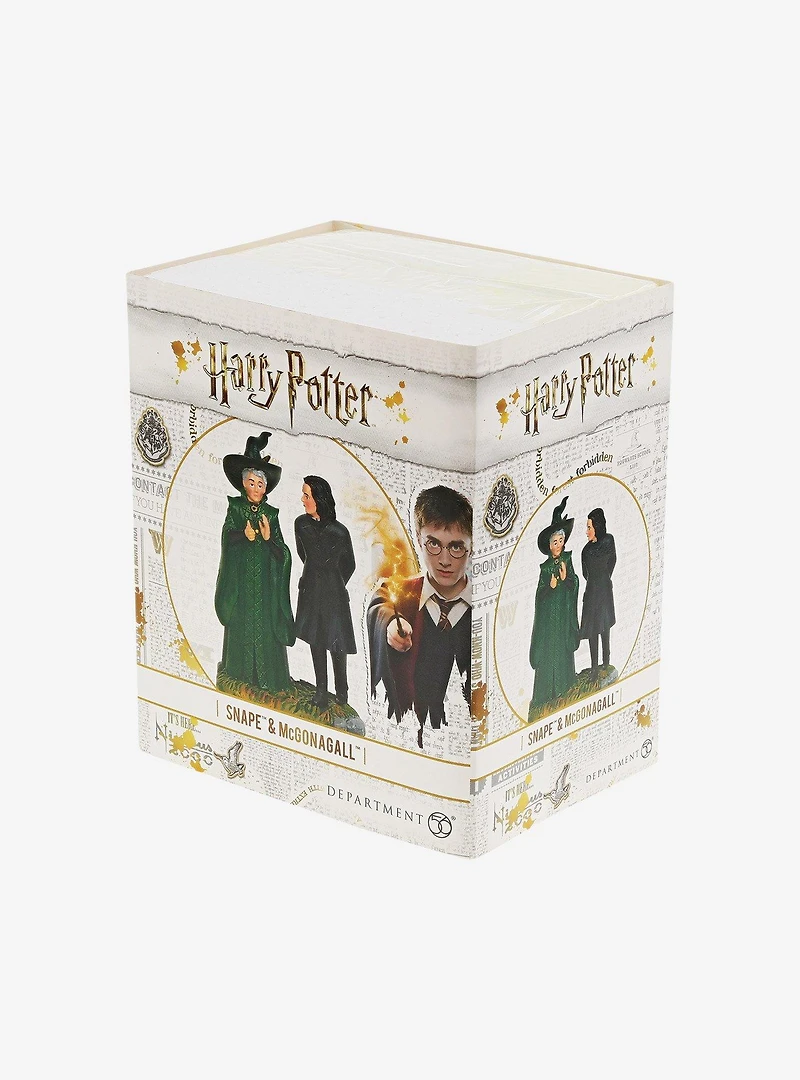 Department 56 Harry Potter Village Snape & McGonagall Figurine