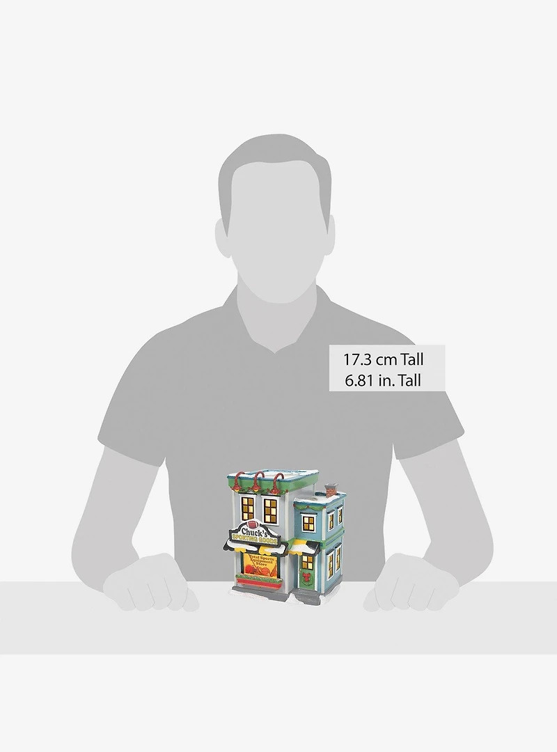 Department 56 Peanuts Village Chuck's Sporting Goods Figurine