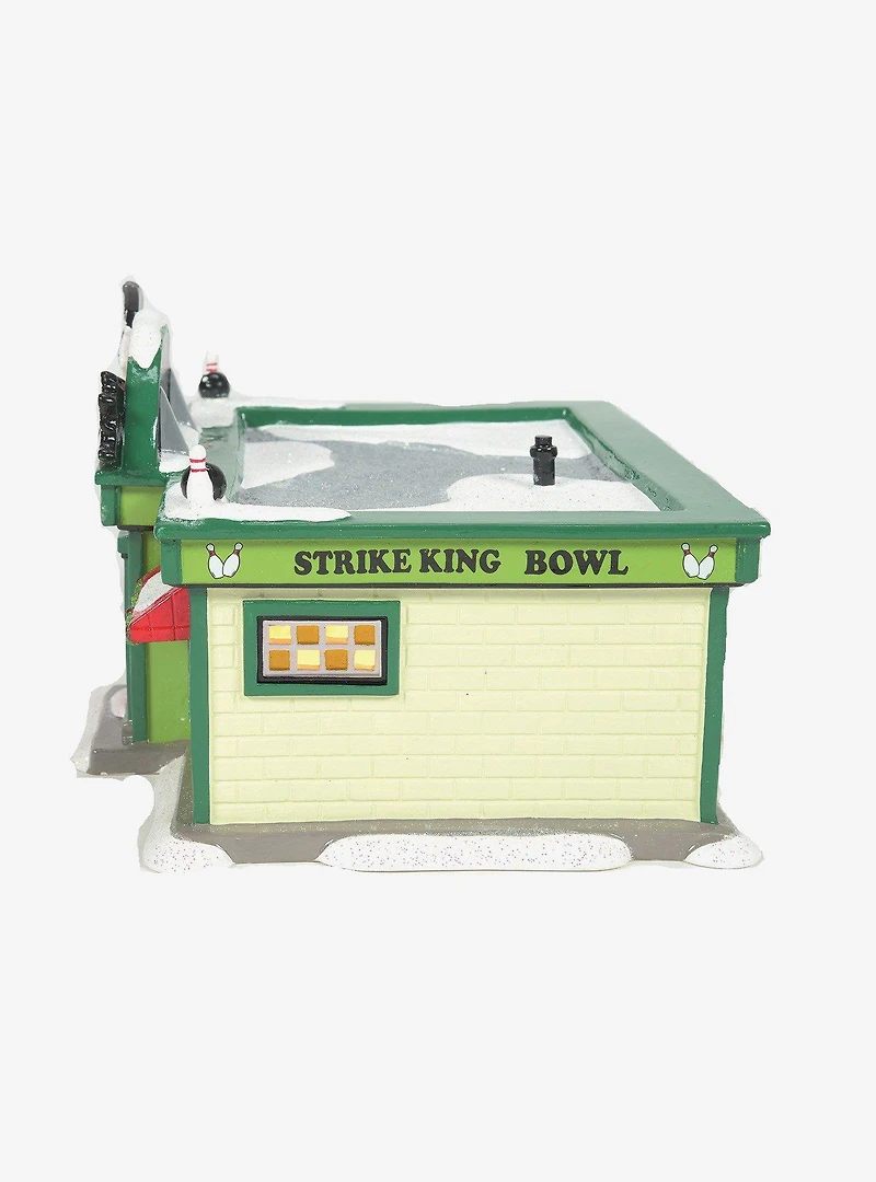 Department 56 Peanuts Village Strike King Bowling Alley Figurine