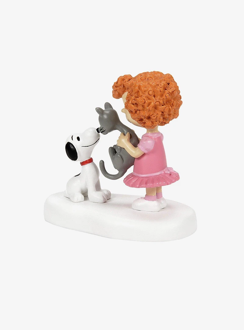 Department 56 Peanuts Village Frieda & Faron Meet Snoopy Figurine