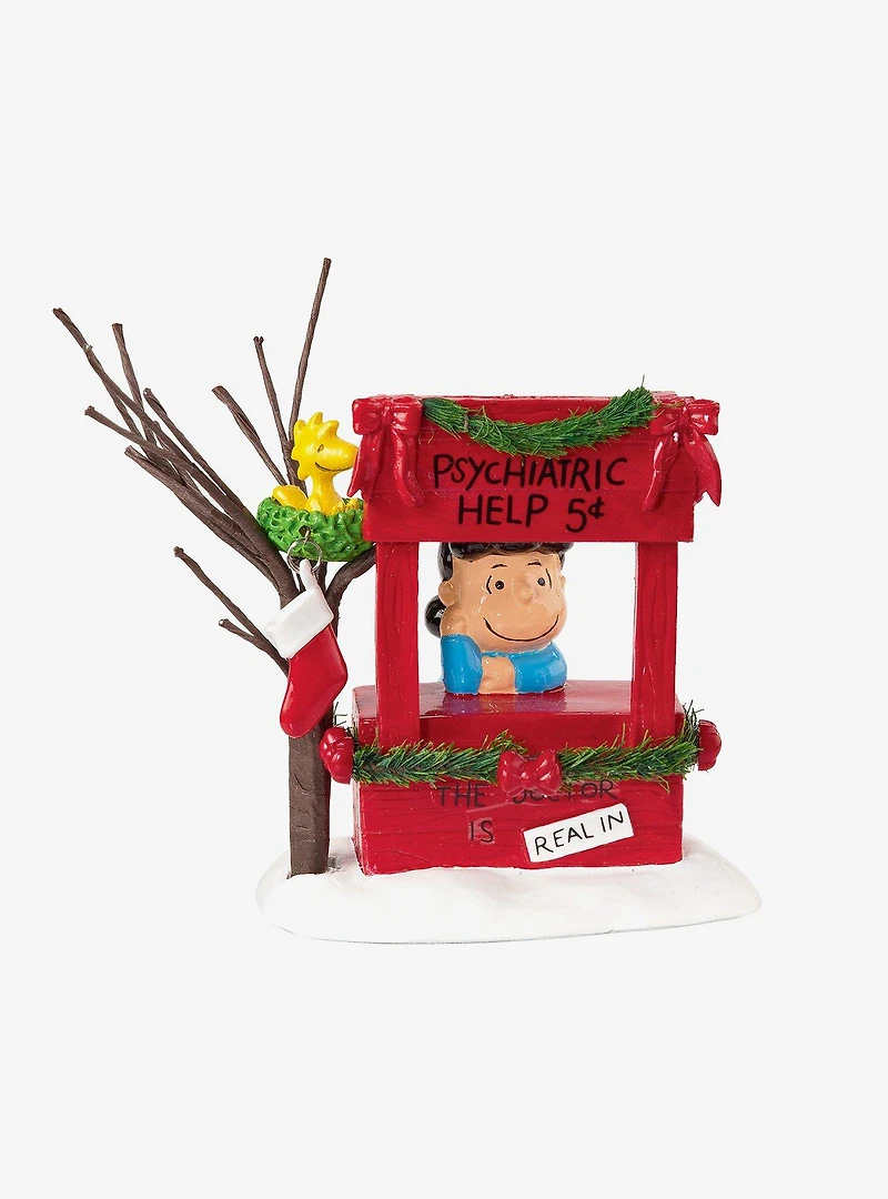 Department 56 Peanuts Village Lucy Is In Figurine