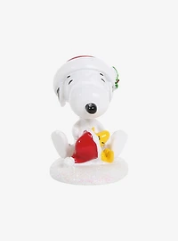 Department 56 Peanuts Village Happy Holiday's Snoopy & Woodstock Figurine