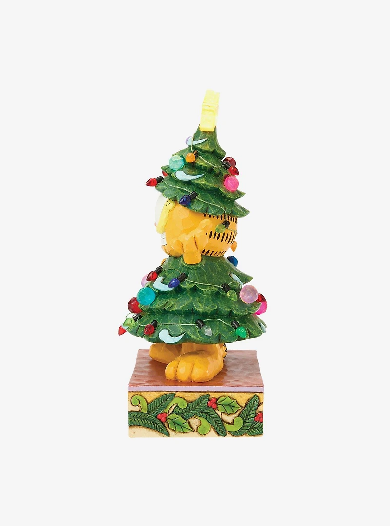 Jim Shore Garfield Garfield LED Dressed Christmas Figurine