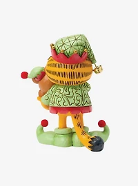 Jim Shore Garfield Garfield and Pooky in Elf Cost Figurine