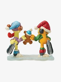 Jim Shore Garfield Garfield Odie Pooky Skating Figurine