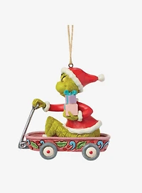 Jim Shore Grinch Grinch in Wagon Hanging Ornament