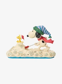 Jim Shore Peanuts Snoopy Shoveling Snow Figurine