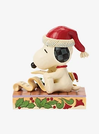 Jim Shore Peanuts Snoopy Christmas List Figurine