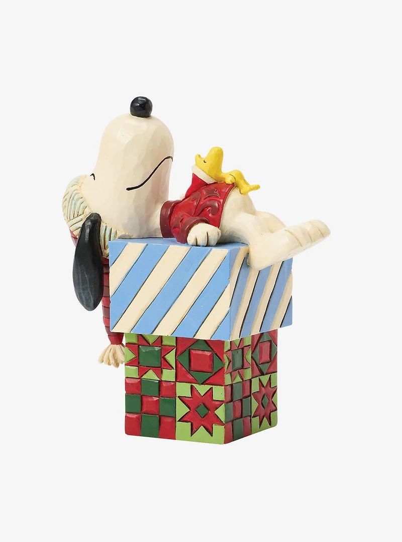 Jim Shore Peanuts Snoopy and Woodstock Gifts Figurine