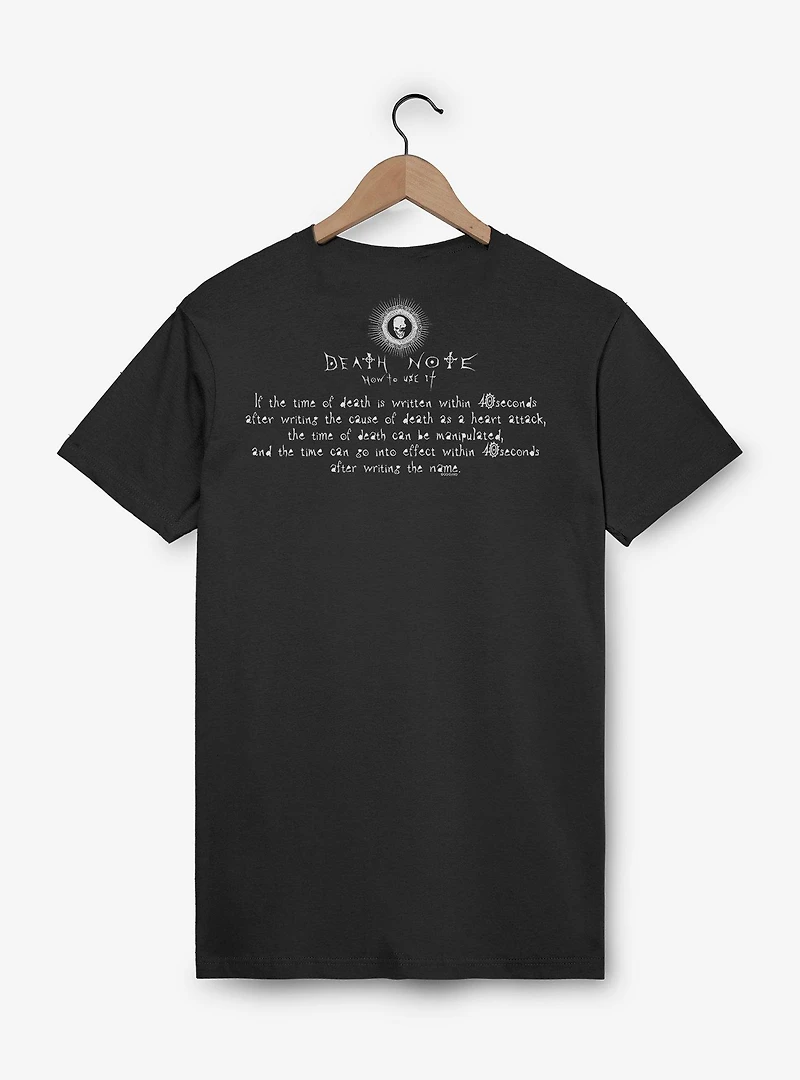 Death Note L How To Use It T-Shirt