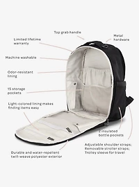 JuJuBe Classic Backpack in Black Out