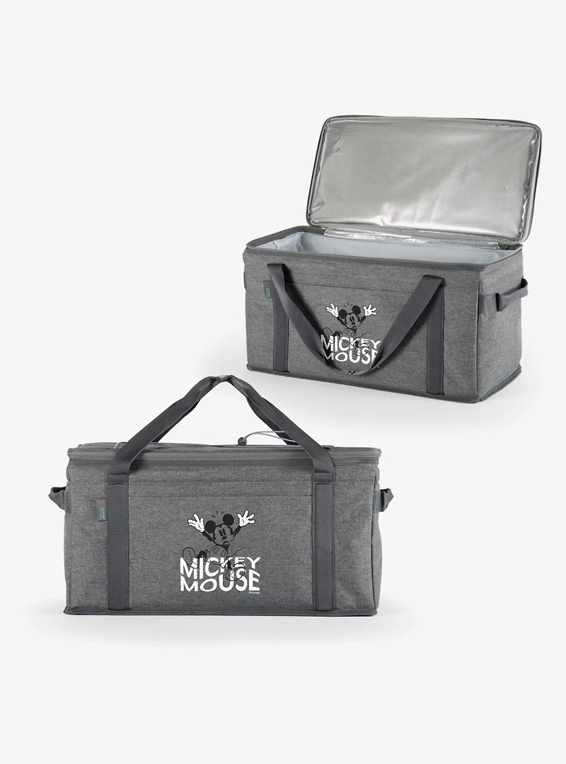 Disney Mickey Mouse 64 Can Collapsible Cooler Heathered Gray