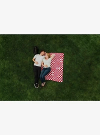 Disney Pixar Toy Story Red and White Pizza Planet Impresa Picnic Blanket