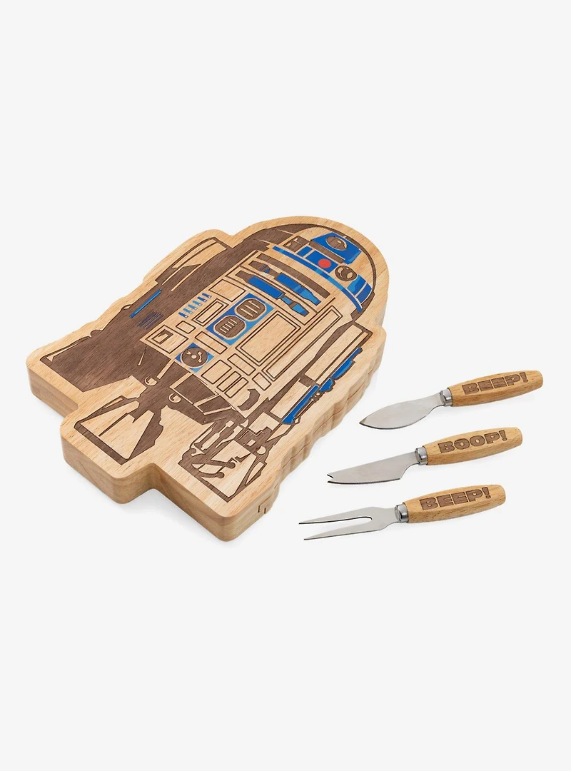 Disney Star Wars R2-D2 Parawood Cheese Board with Tools