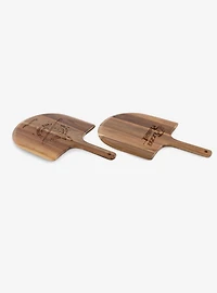Disney Pixar Toy Story Pizza Planet Acacia Wood Personal Pizza Peel Serving Board Paddle Set of 2