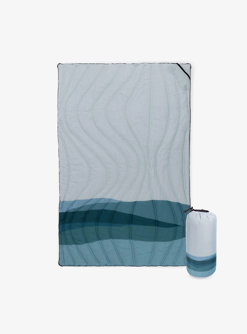 Morning Ocean Aura Outdoor Puffer Blanket