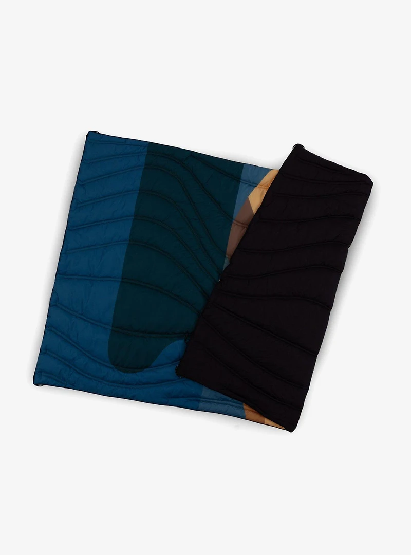 Sunrise Mountain Aura Outdoor Puffer Blanket
