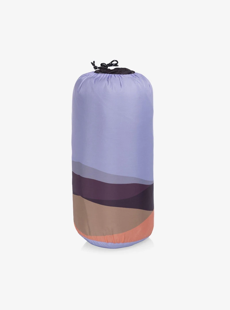Sunset Desert Aura Outdoor Puffer Blanket