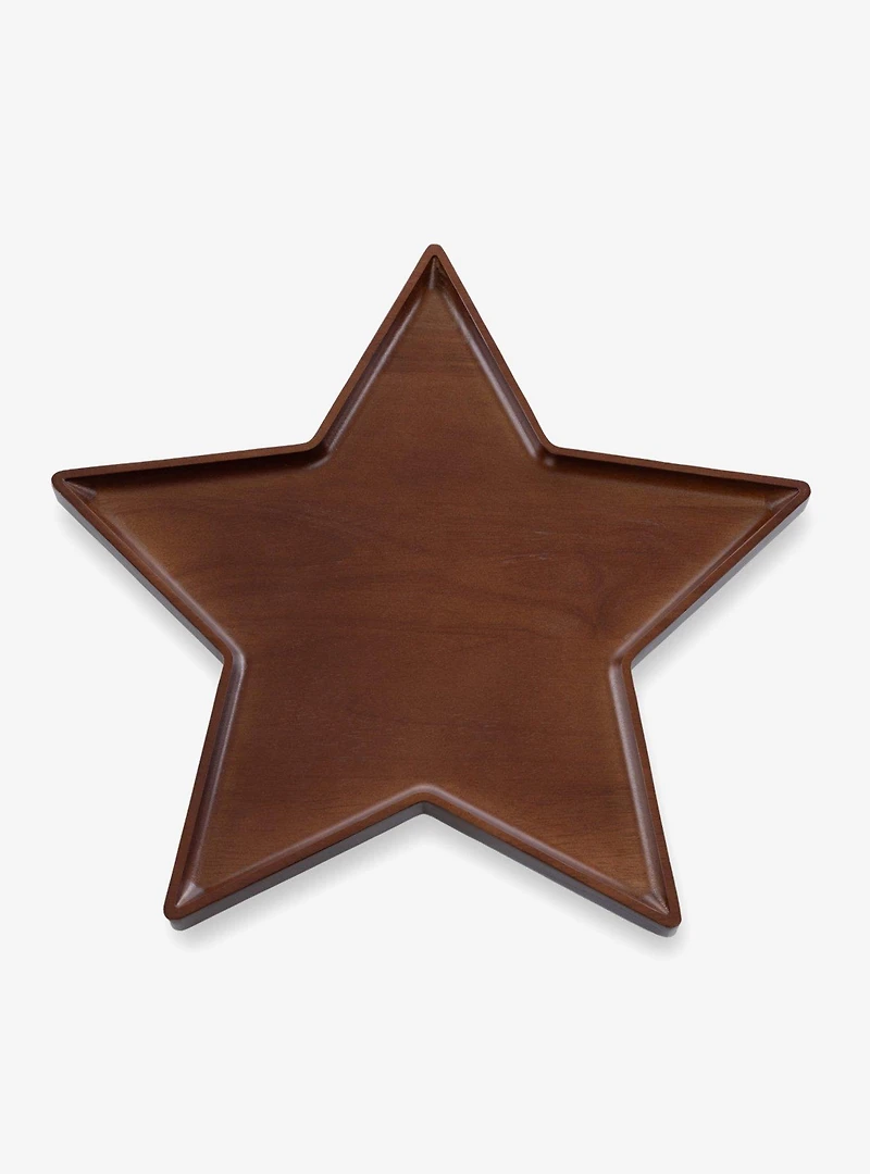 Star Parawood Serving Tray Stained