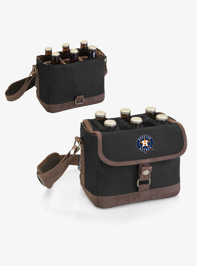 MLB Houston Astros Beverage Caddy Cooler Tote with Opener