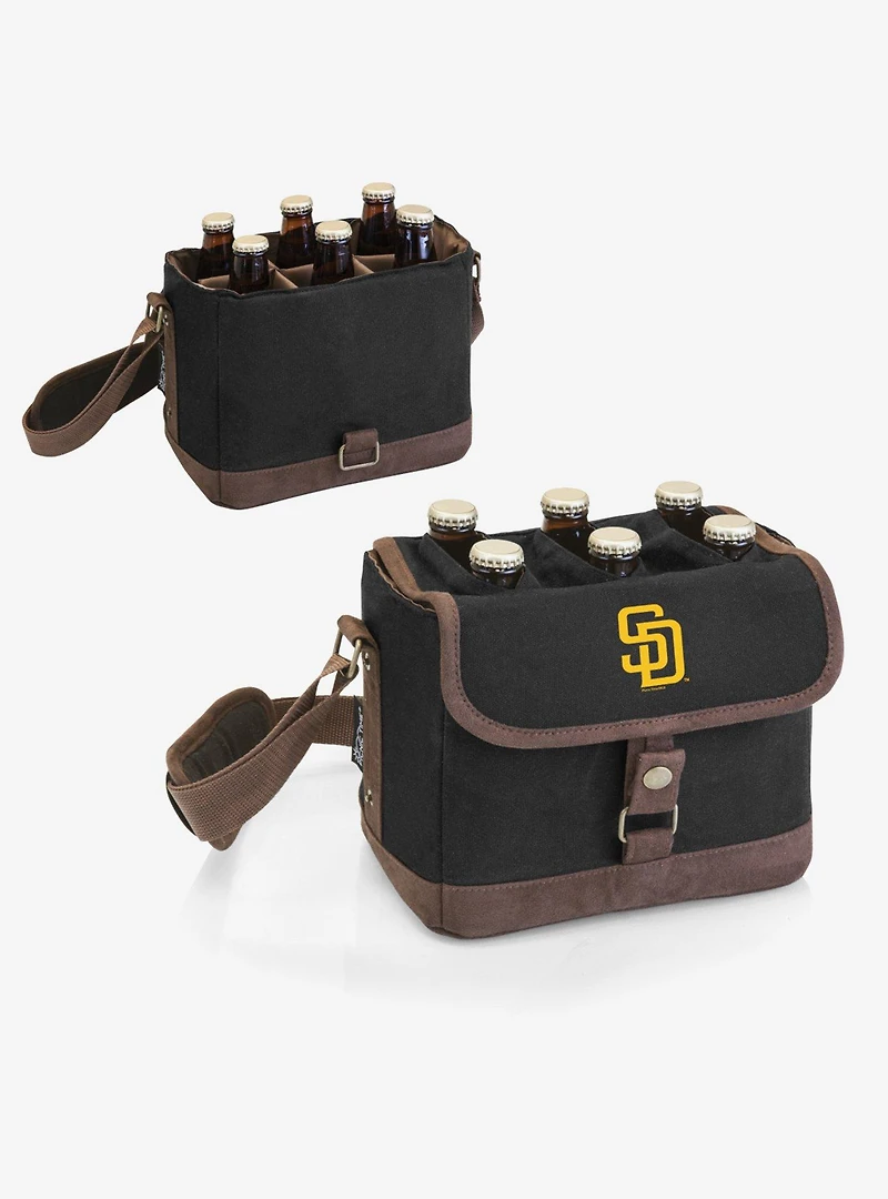 MLB San Diego Padres Beverage Caddy Cooler Tote with Opener