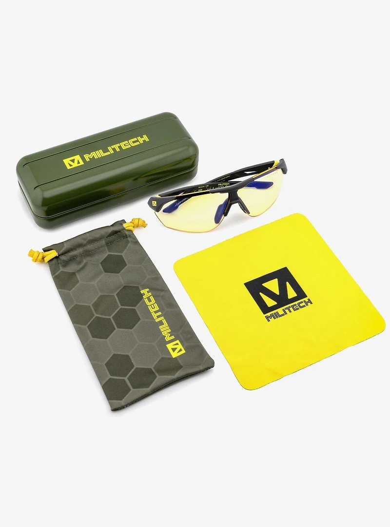 GUNNAR x Cyberpunk 2077 Militech Amber Tint Blue Light Glasses