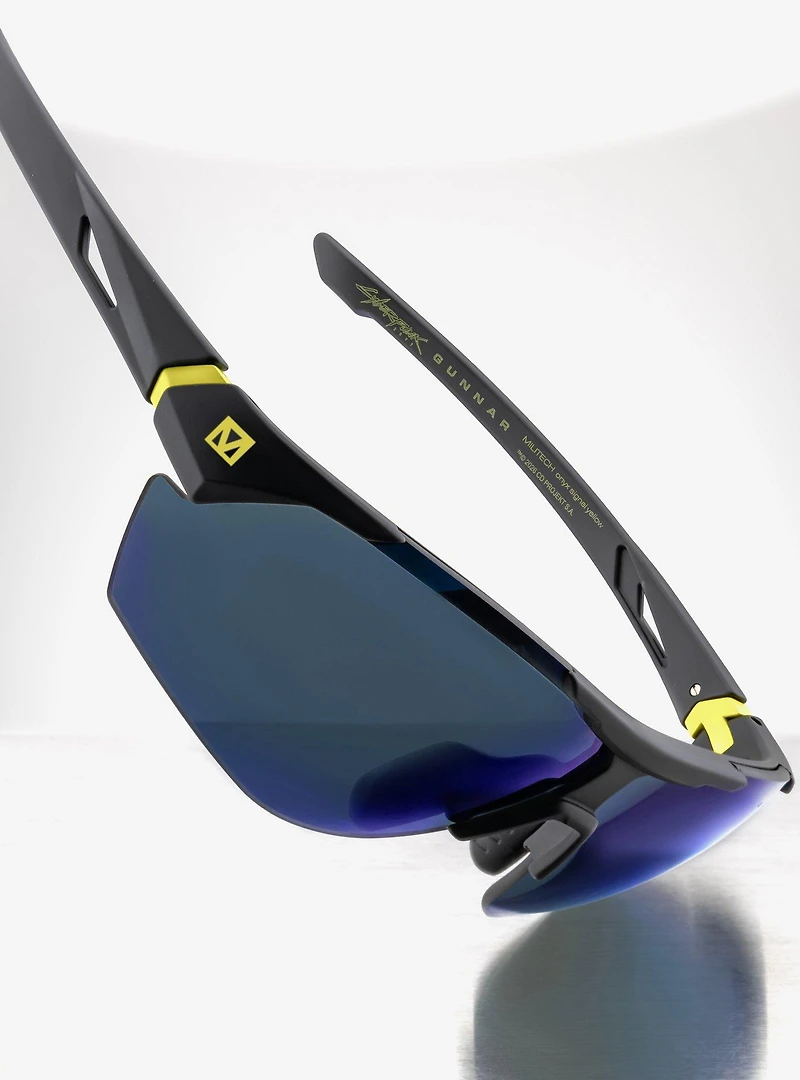 GUNNAR x Cyberpunk 2077 Militech Sun Tint Blue Light Glasses