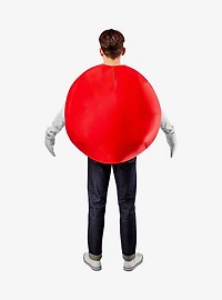 Red M&M Adult Costume