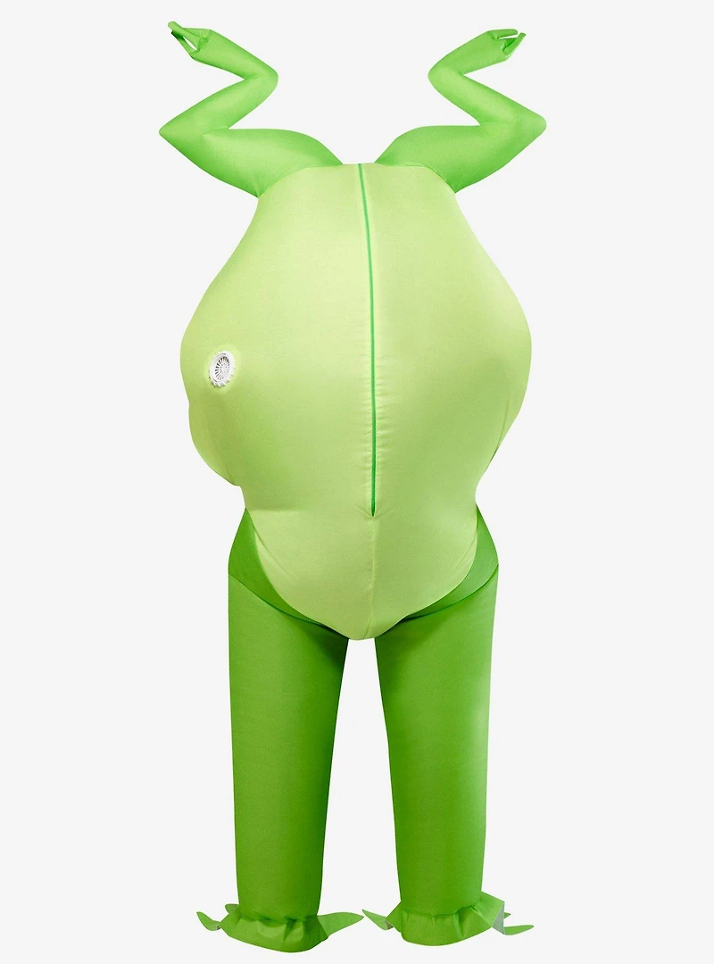 Upside Down Frog Adult Inflatable Costume