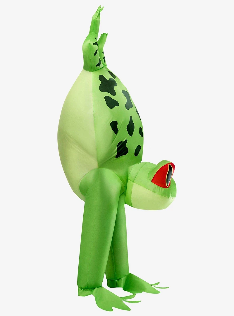 Upside Down Frog Adult Inflatable Costume