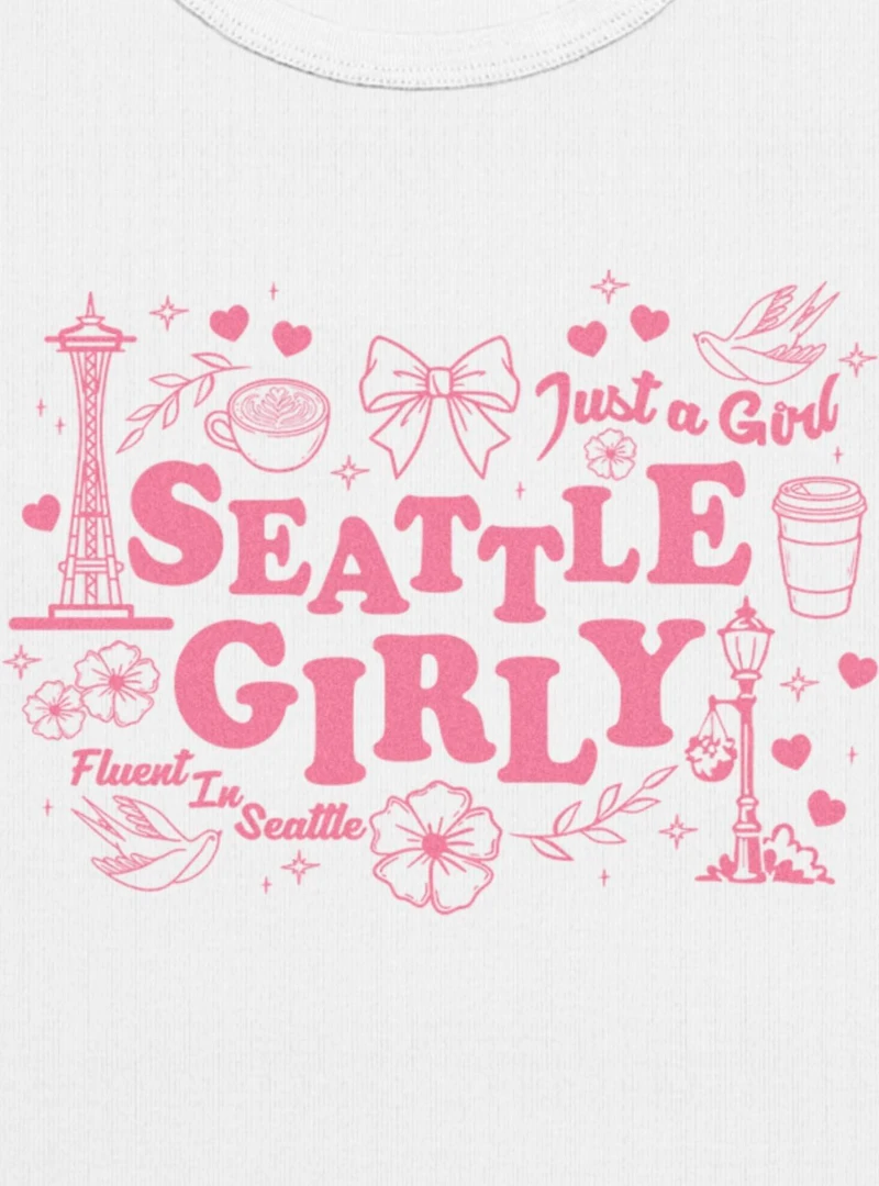 Legally Blonde Elle Seattle Girly Womens Baby T-Shirt