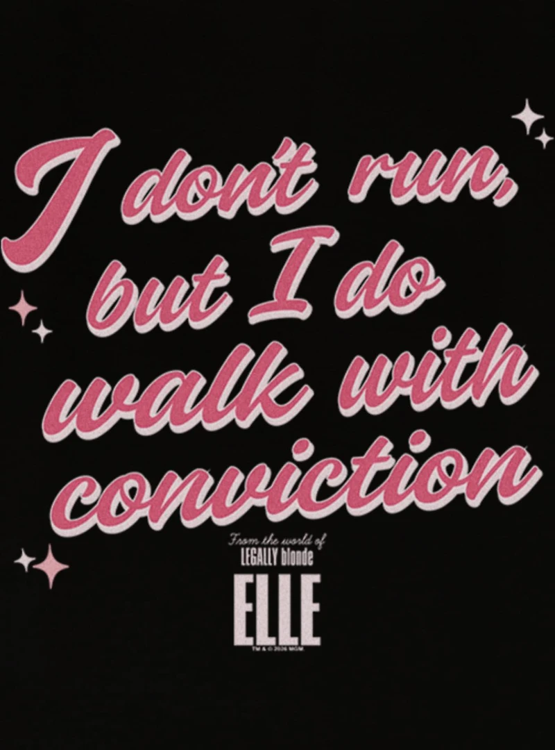 Legally Blonde Elle Walk With Conviction Womens Cami