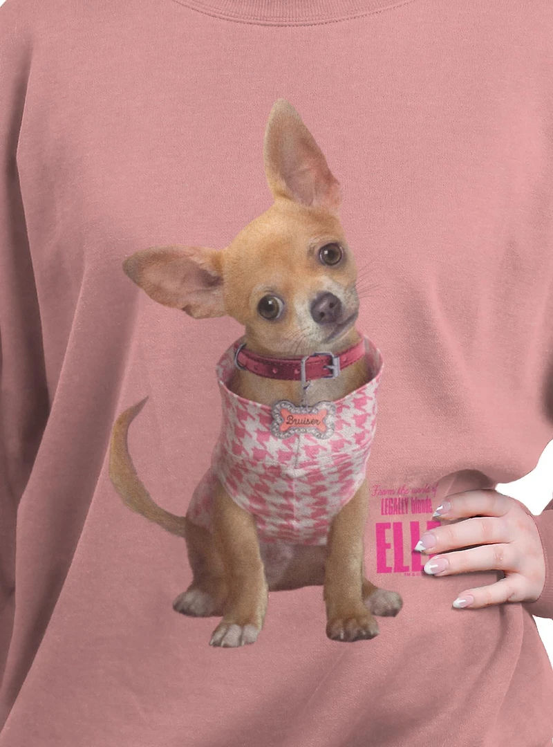 Legally Blonde Elle Bruiser Woods Womens Oversized Sweatshirt