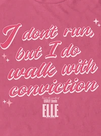 Legally Blonde Elle Walk With Conviction Garment Dye T-Shirt