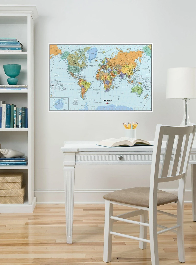 World Dry Erase Map