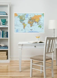 World Dry Erase Map
