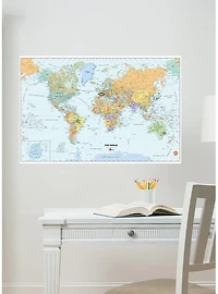 World Dry Erase Map