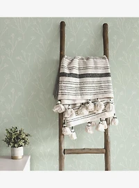 Twigs Green Peel & Stick Wallpaper