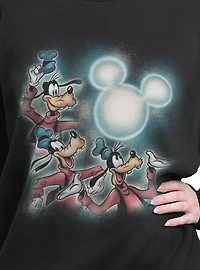 Disney Goofy Mickey Moon Womens Oversized Sweatshirt BoxLunch Exclusive