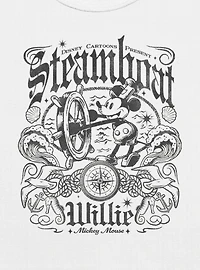 Disney Steamboat Willie Mickey Mouse Womens Baby T-Shirt BoxLunch Exclusive