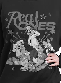 Disney Mickey Mouse Real Ones Womens Oversized Sweatshirt BoxLunch Exclusive