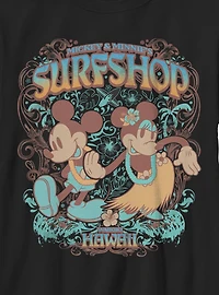 Disney Mickey Mouse & Minnie Surfshop Hawaii Youth T-Shirt BoxLunch Exclusive