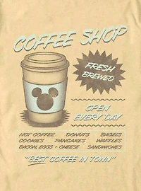 Disney Mickey Mouse Coffee Shop Garment Dye T-Shirt BoxLunch Exclusive