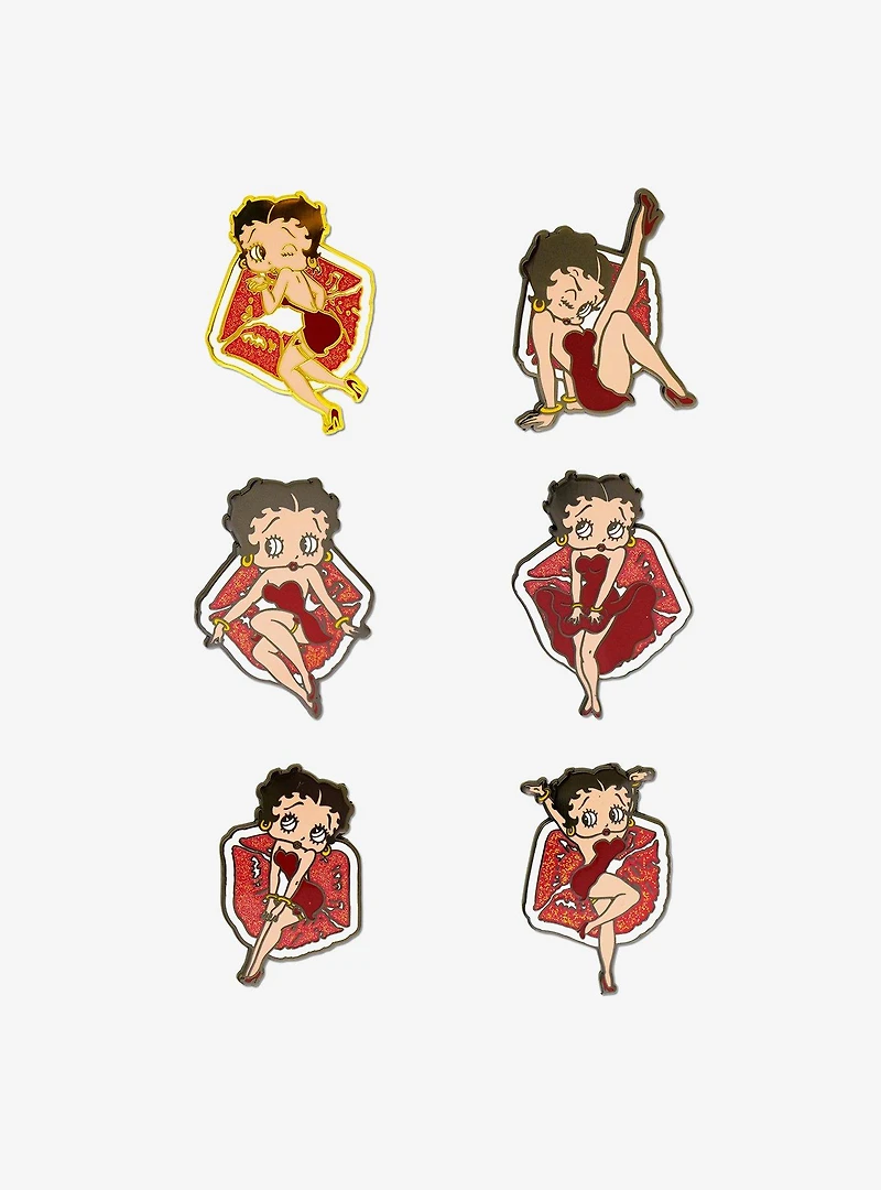 Betty Boop Mystery Enamel Pin Blind Box Series 2 Pack
