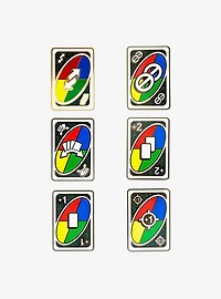 UNO Wild Action Cards Mystery Enamel Pin Blind Box Series 2 Pack
