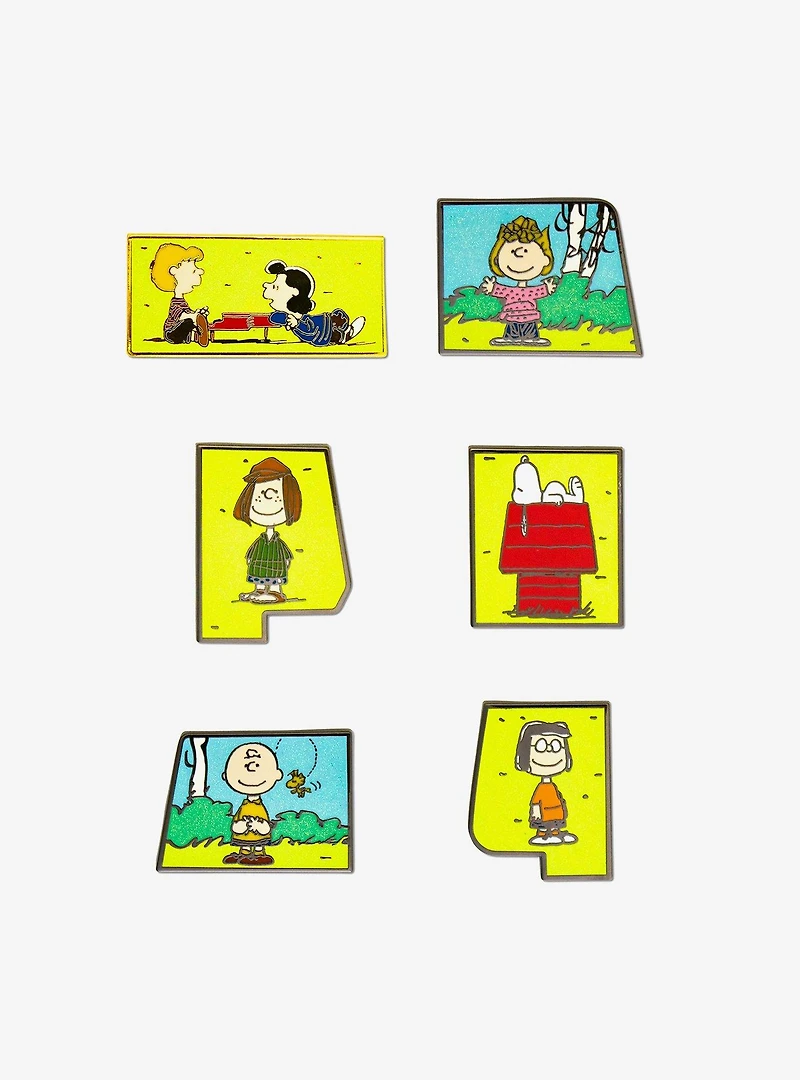 Peanuts Dog House Puzzle Mystery Enamel Pin Blind Box Series 2 Pack