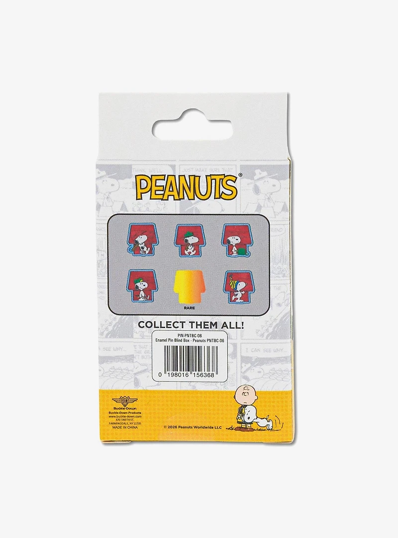 Peanuts Snoopy Dog House Mystery Enamel Pin Blind Box Series 2 Pack