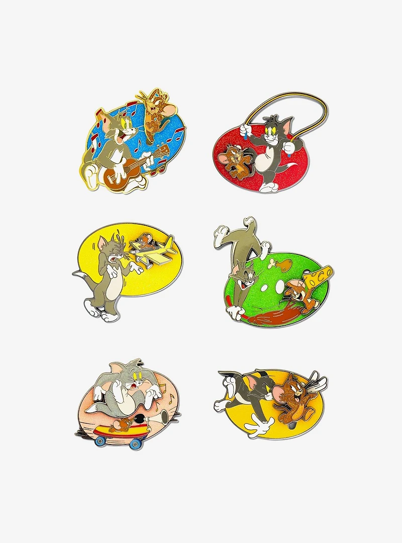 Tom and Jerry Interactive Mystery Enamel Pin Blind Box Series 2 Pack