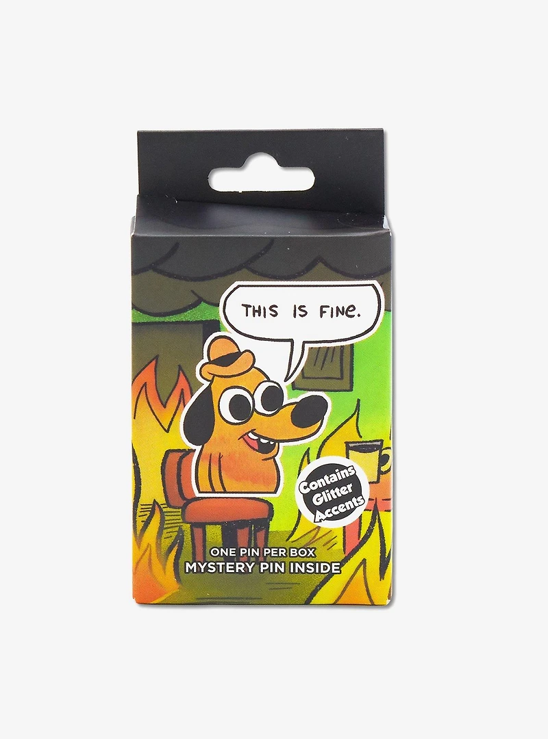 This is Fine Mystery Enamel Pin Blind Box Series 2 Pack